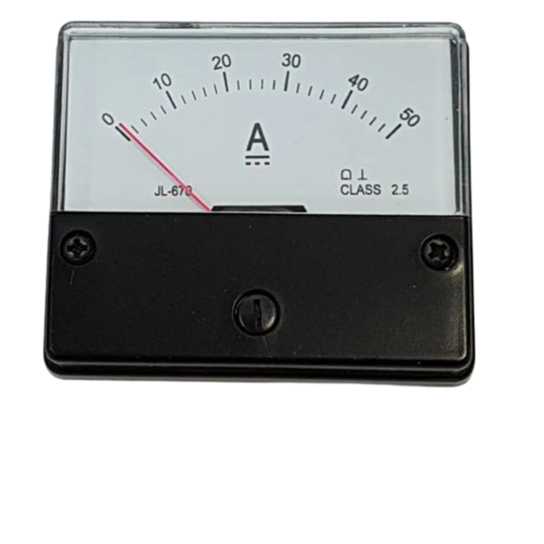 PM1 DC Panel Meter 50A 52mm Shank 70x60mm