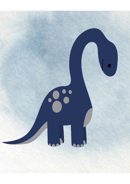 Little Leila - Apatosaurus - A3 Cardstock