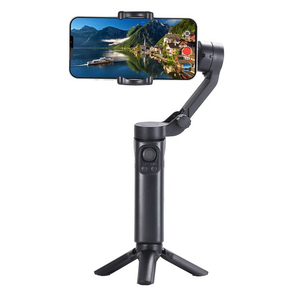 F5 Plus Smartphone Gimbal, Auto Face Tracking Tripod Bluetooth Selfie Stick