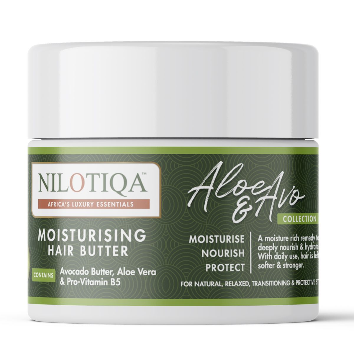 Nilotiqa Aloe & Avo Moisturising Hair Butter 250ml