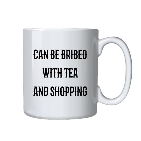 Tea and Shopping Mug - Best Funny Novelty Cup Gift Idea for