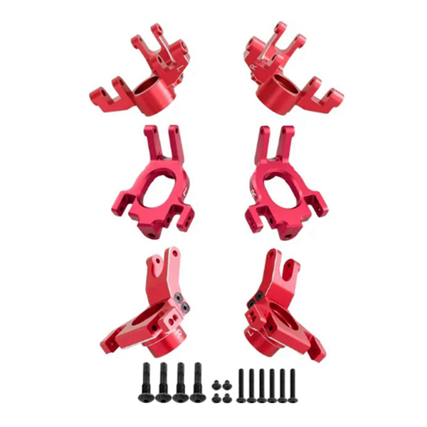 Metal C Hub Seat C Steering Cup Rear Axle Cup for Arrma 1/10 Kraton