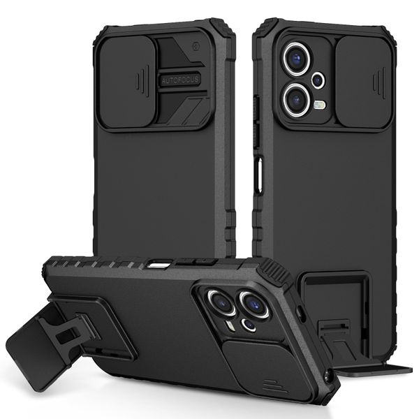 Phone Case Compatible With Redmi Note 12 5G Slide Camera Lens Cover