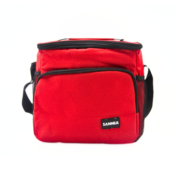 Sannea Insulated Lunch Cooler Bag Leakproof Thermal Red