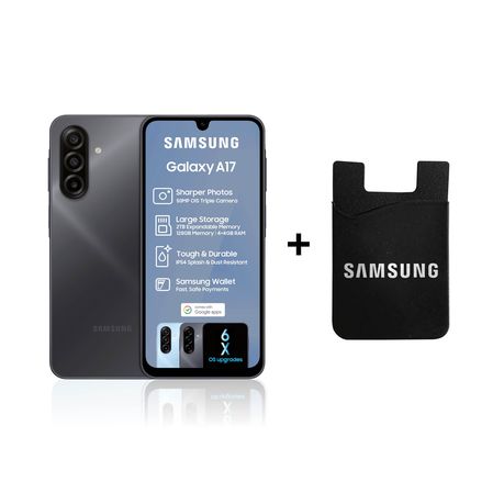 Samsung Galaxy A17 128GB LTE Dual Sim  - Light Black + Card Holder Image