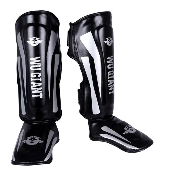 Wu Giant Shin Guards - Fight Gear Kick Boxing Muay Thai MMA Shin Pads