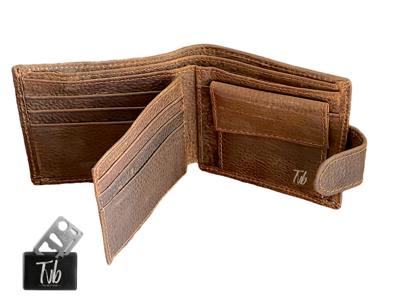 The Tvb Bonded Leather Coffee Coloured Wallet: Your Trendy Companion.