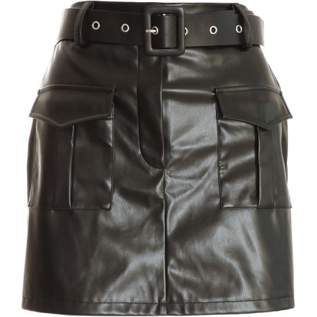 Quiz Ladies Black Faux Leather Skort Shop Today. Get it Tomorrow takealot