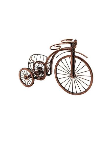 Vintage Metal Bicycle Wine Rack Holder Stand