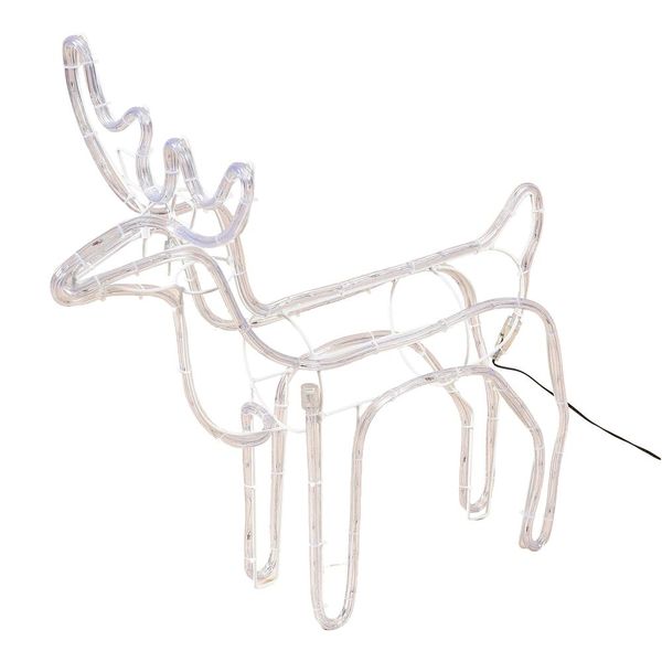 6M 3D Led Deer Christmas Light Display Cool White