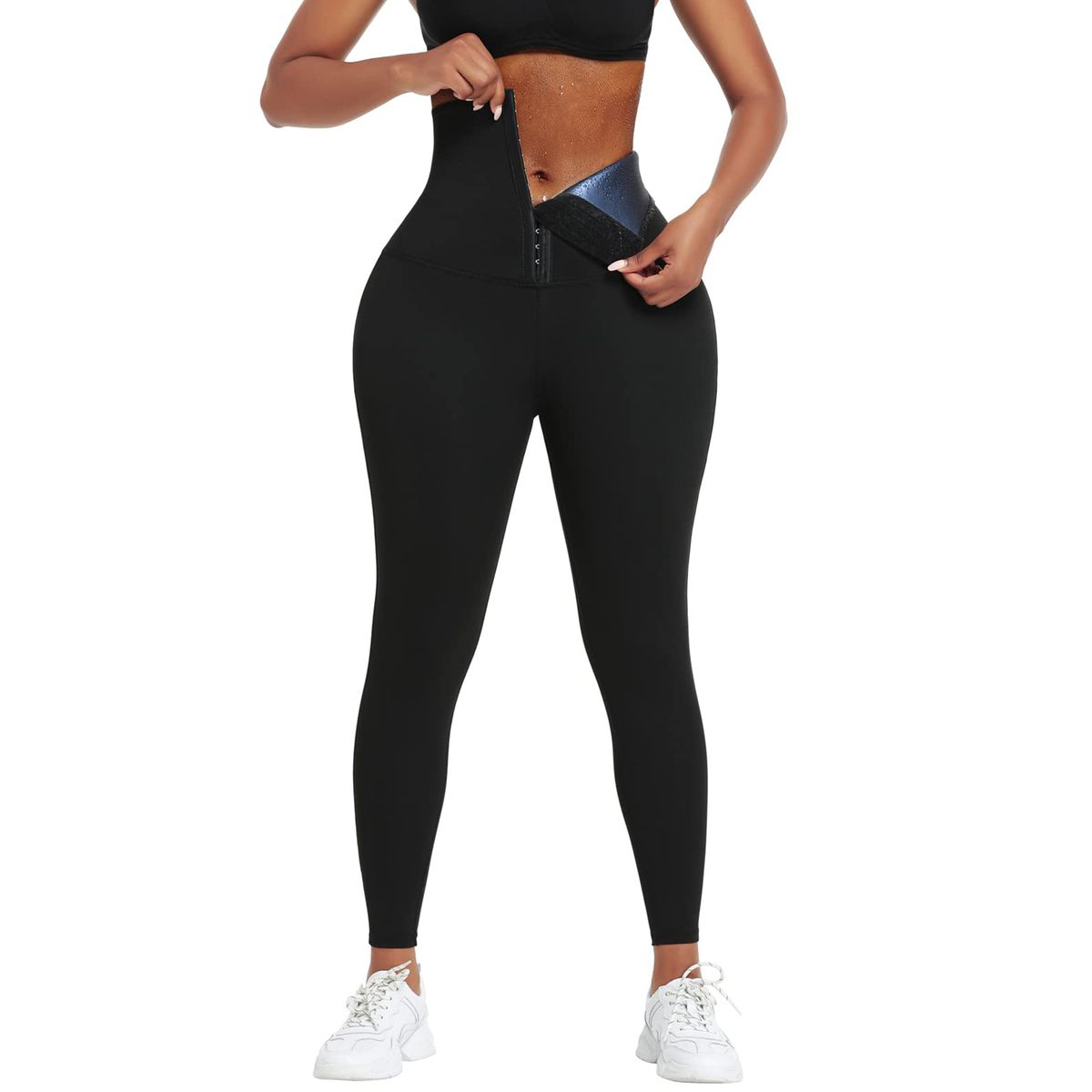 Women Sauna Sweat Pant High Waist Slimming Pant for Legging Body Shaper ...