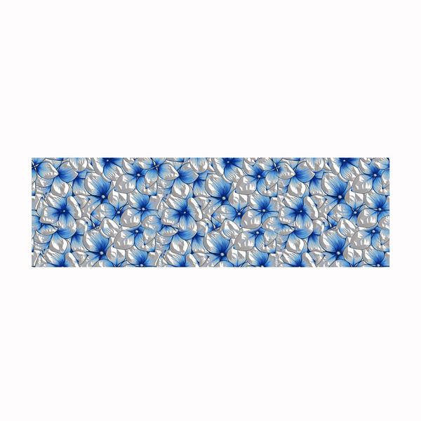 Silver Leaves Drum Decoupage