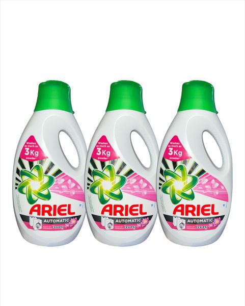 Ariel Liquid Auto Touch Of Downy 2L Pack Of 3