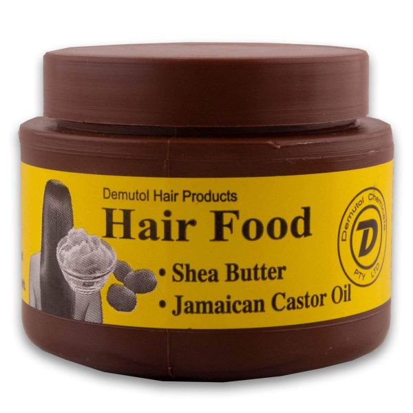Demutol Hair Food Shea Butter &amp; Jamaican Castor Oil 125g