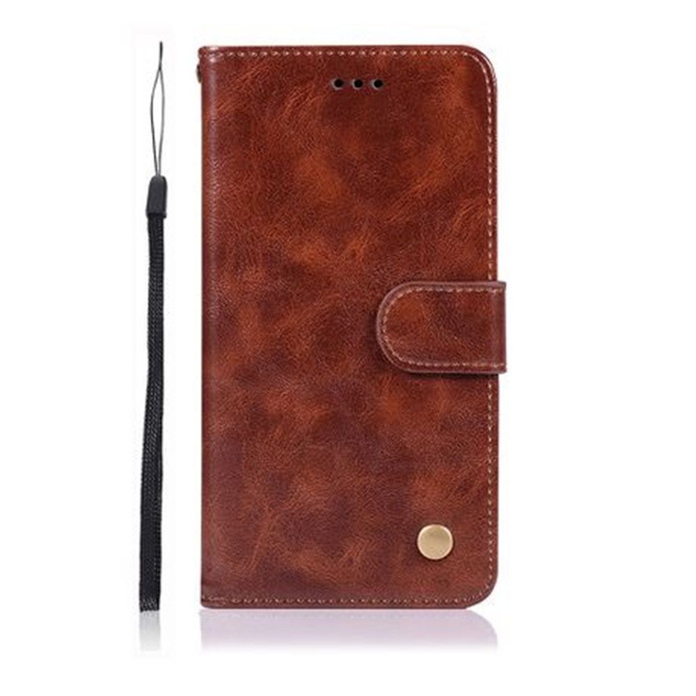 Vintage Faux Leather Flip Case for Samsung Galaxy S21 - Black | Shop ...