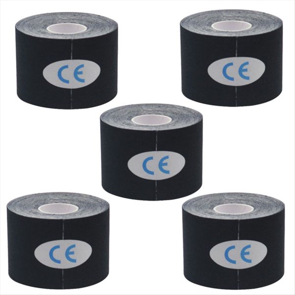 Black Self-Adhesive Bandage Suitable for Wrists Ankles Knees