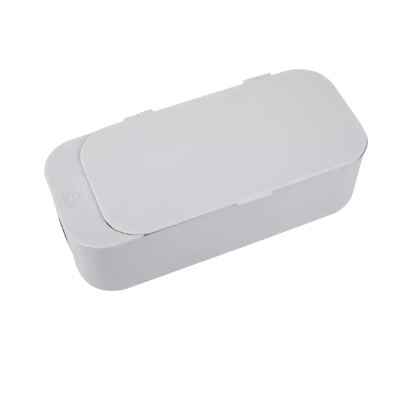 Ultrasonic Cleaner White - 450ml for Jewelry, Glasses &amp; Beauty Instruments