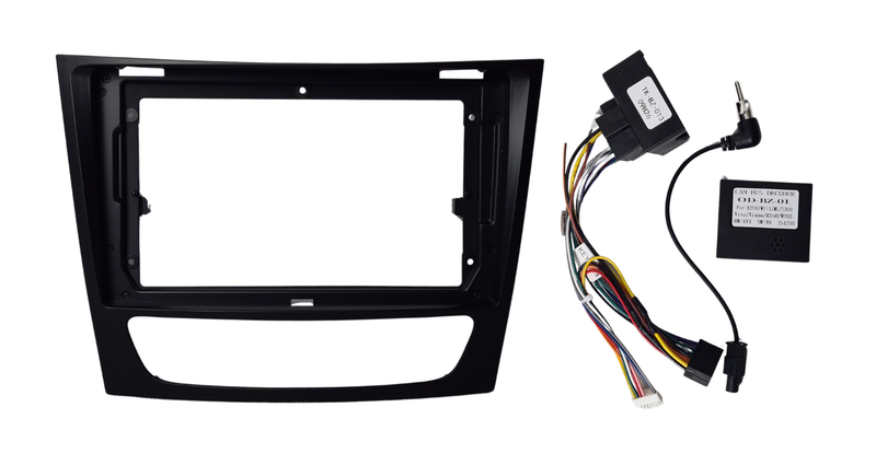 9" Trimplate with Canbus and Harness Compatible with Mercedes E-Class