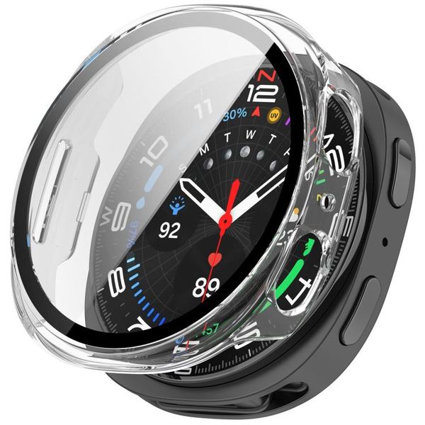 Full Protective Case Compatible With 44mm Samsung Galaxy Watch 8-Clear
