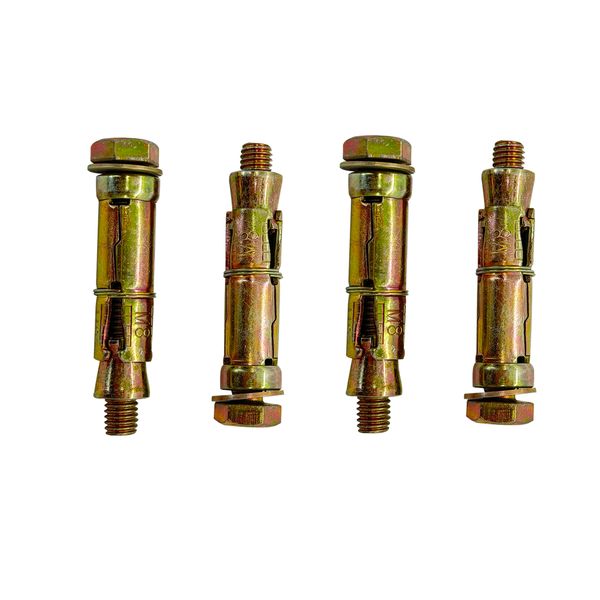 30 PCs Expansion Srew Bolt Sleeve Anchors M8 x 60mm