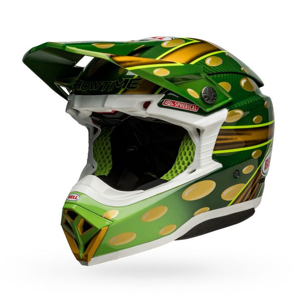 Bell - Moto-10 Spherical McGraph Replica Helmet - Gold/Green