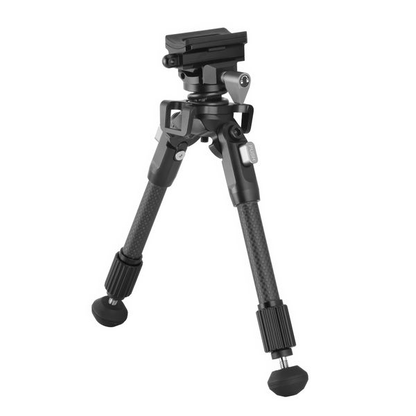 Vanguard Equalizer 1QSC Carbon Bipod w/ Picatinny Rail- EQUALIZER-1QS-C