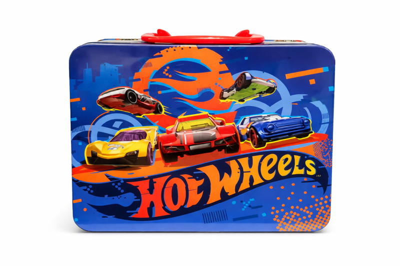 Hot Wheels 48-Piece Puzzle Tin for Kids