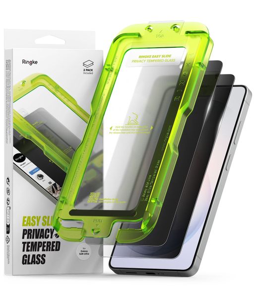 Privacy Easy Slide Screen Protector 2Pk compatible with Galaxy S26 Ultra