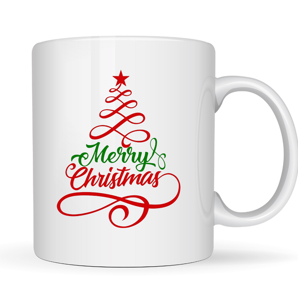 Graphical CPT White Ceramic Mug 350ml - Merry Christmas Daddy Claus