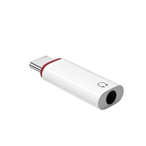 Lightning &amp; Type-C to 3.5mm Adapter 2-Port Compatible with iPhone Android