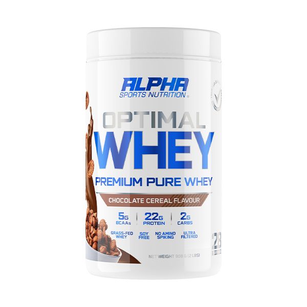 Alpha Sports Nutrition Optimal Whey - Chocolate Cereal - 908g