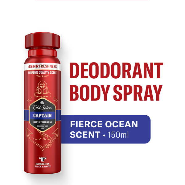 Old Spice Deodorant Body Spray Captain - 150ml