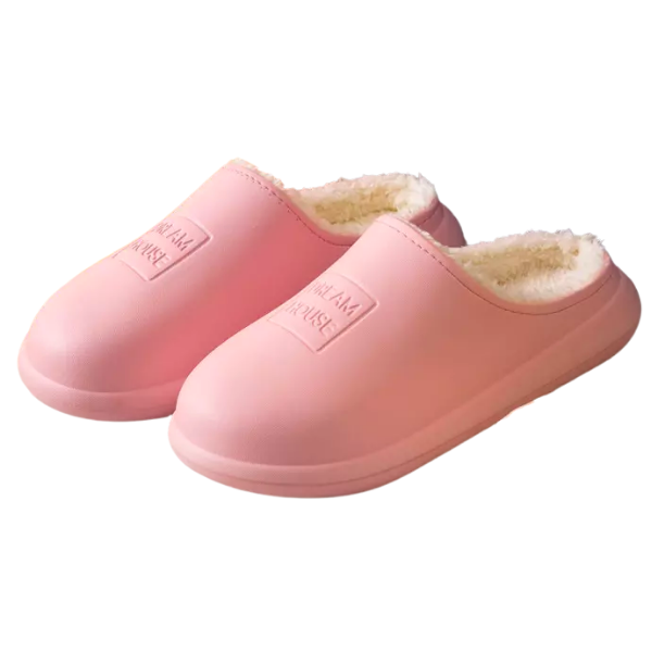 Waterproof Non-Slip Ladies Soft Plush Warm Winter Slippers