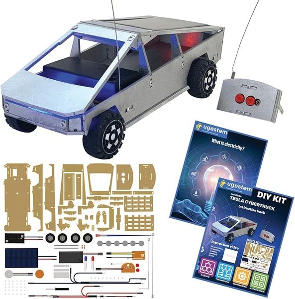 Tesla Cybertruck RC - 51 Piece DIY Solar Powered RC, Standard