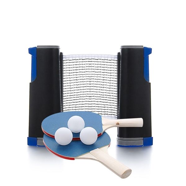 Table Tennis Set - Net Accessories Portable Net Racket Set