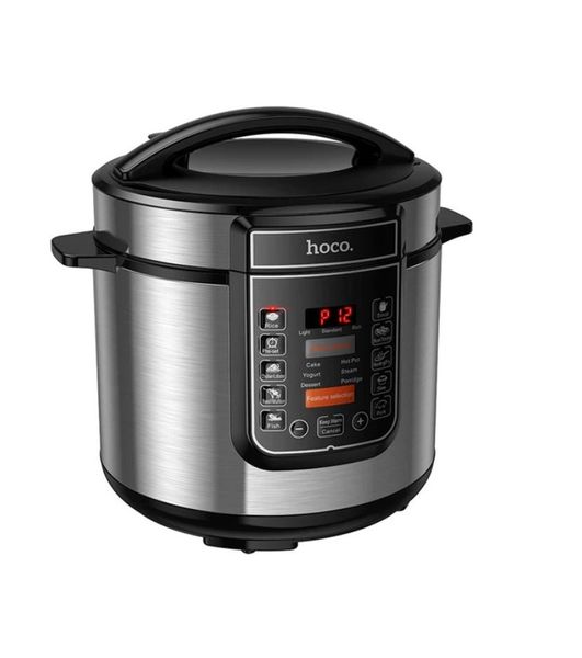 Hoco HJD27A Black Stainless Steel Multifunctional Electric Pressure Cooker