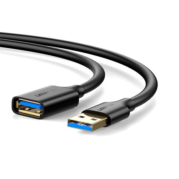 UGreen 10368 USB3.0 M to F 1m Extension Cable-BK