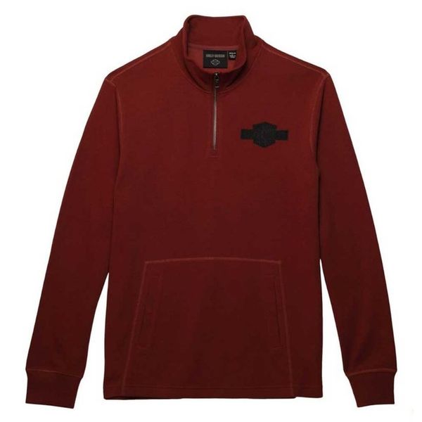 Men's Bar &amp; Shield 1/4-Zip Mockneck Pullover