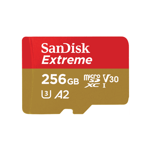 SanDisk Extreme 256GB MicroSD Memory Card