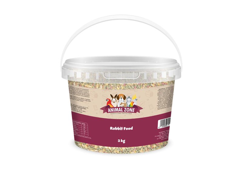 Animal Zone Rabbit Food Value Tub - 3kg