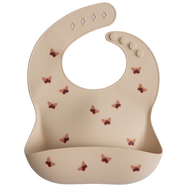 Mushie 100% BPA Free "No-Mess" Silicone Baby Bib