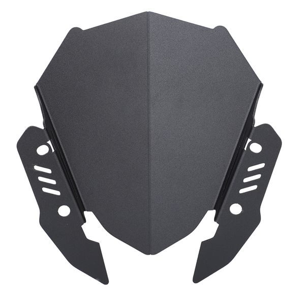 Motorbike Windshield MT-15 Black Aluminum Alloy Wind Resistance Reduction