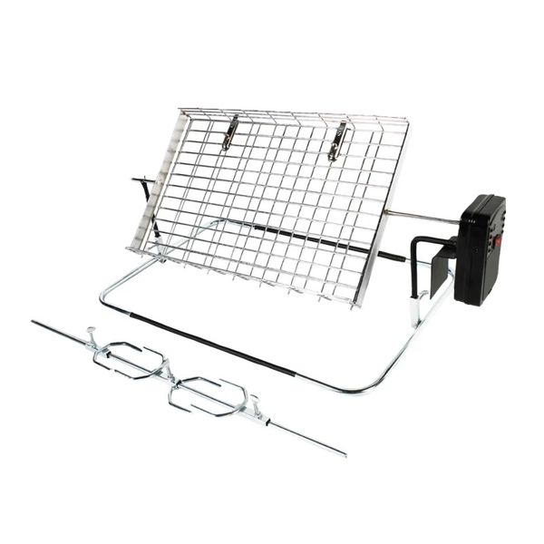 Rotisserie - Large Flat Basket and Spit