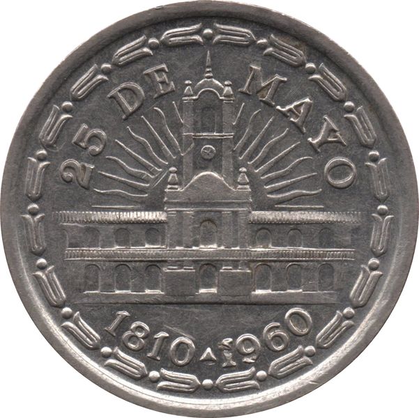 1810 -1960 Argentina 1 Peso May Revolution Commemorative Issue