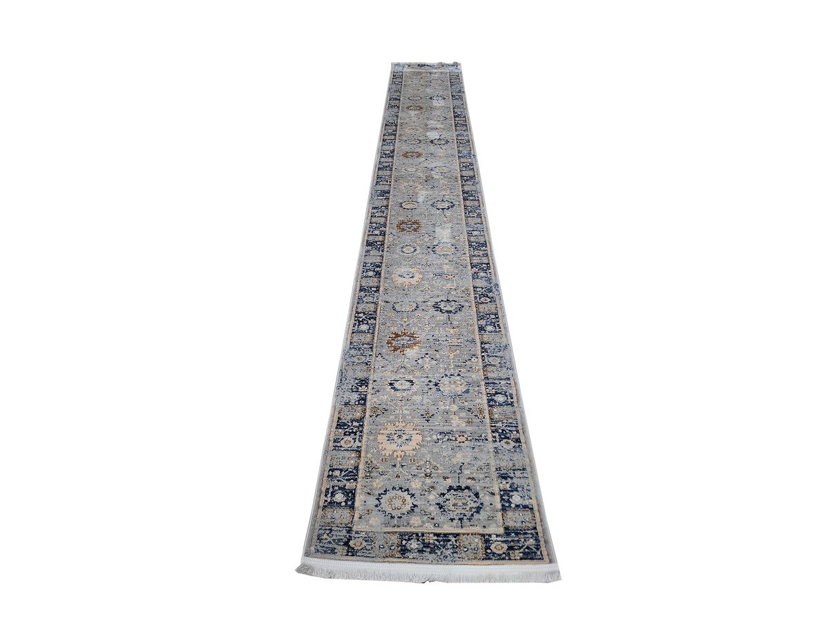 Grey Blue Carpet Runner 500 x 80 cm Shop Today. Get it Tomorrow