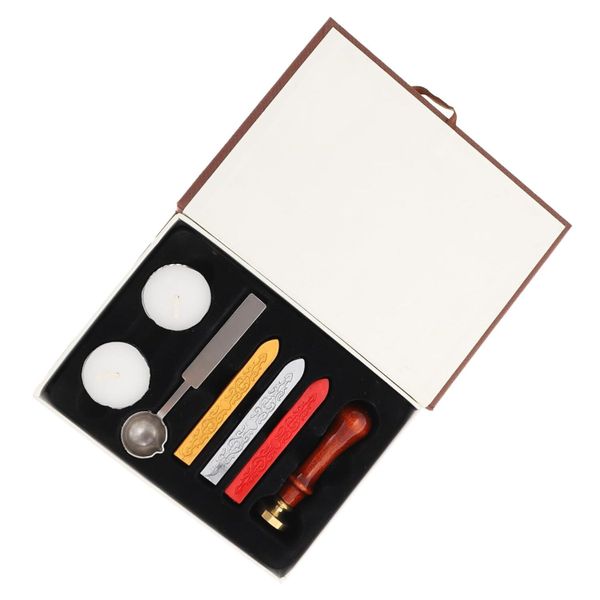 Vintage Wax Seal Stamp Kit European Retro for Scrapbooking Invitation