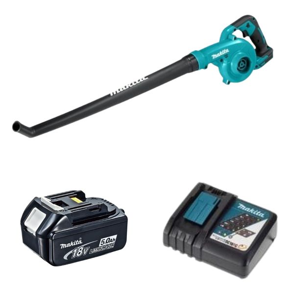 Makita - Makita - Cordless Blower (DUB186Z) with 5.0Ah Battery and Charger
