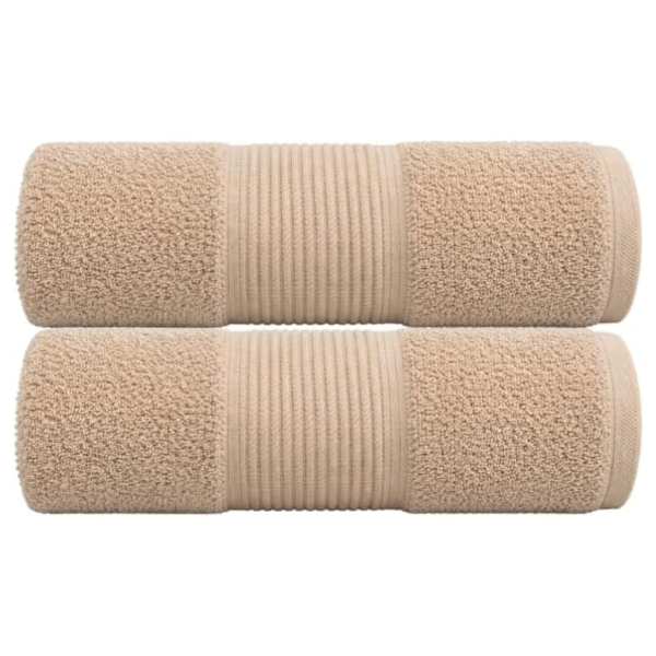Amari Bath Towel Taupe 2 Pack - 70x130cm