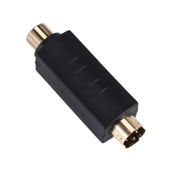 S-Video Male to RCA Female Composite Video Adapter Plug Converter