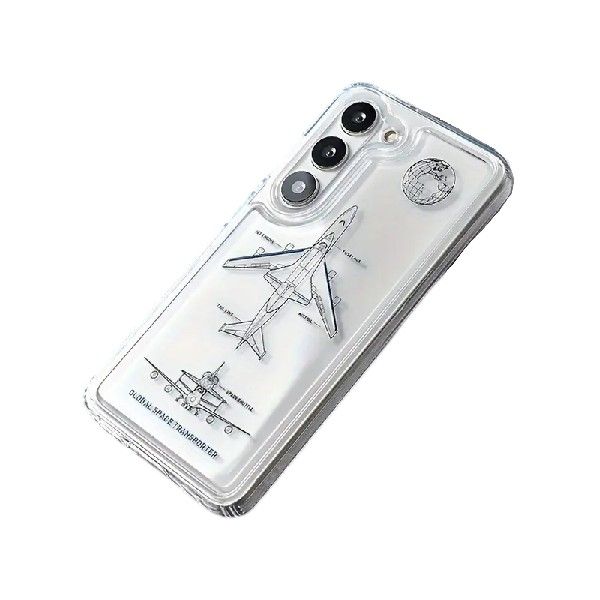 Designer Transparent Case compatible with Samsung Galaxy S23 Ultra